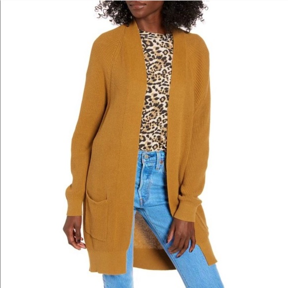 bp Sweaters - 🆕 | BP Longline Open Cardigan | Brown | Size XS
